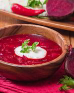 Борщ с хреном