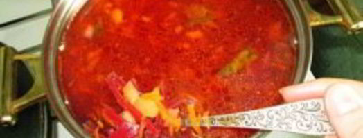 борщ с консервированной фасолью. Шаг 8