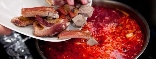 борщ с копченостями. Шаг 14