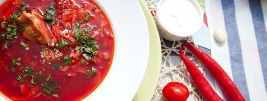 борщ с копченостями. Шаг 16