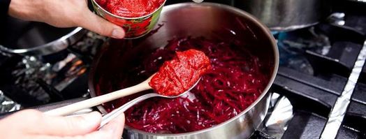 борщ с копченостями. Шаг 8