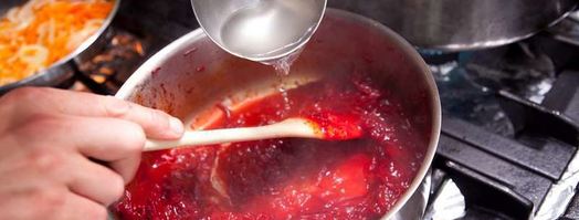 борщ с копченостями. Шаг 9