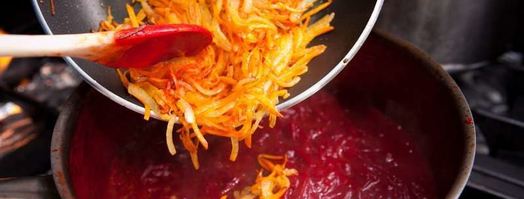 борщ с копченостями. Шаг 10