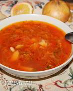 Борщ с квашеной капустой