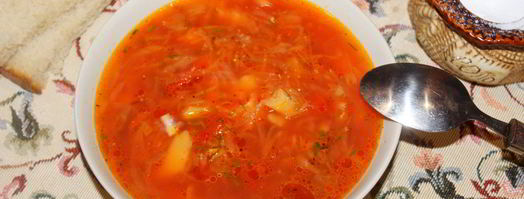 борщ с квашеной капустой. Шаг 12