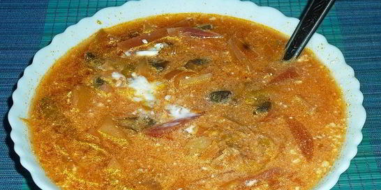 Борщ с мясом