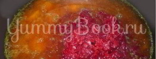 борщ с паровой свеклой и яйцом из мультиварки. Шаг 8