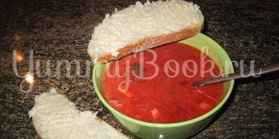 Борщ с сыром