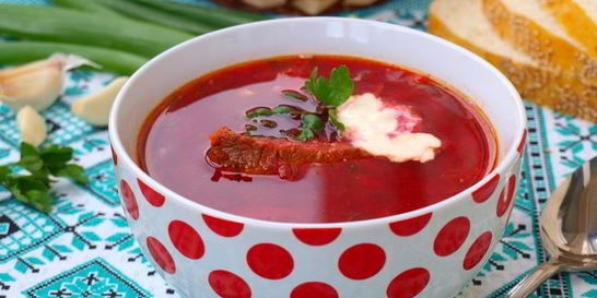 Борщ с телятиной