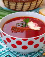 Борщ с телятиной