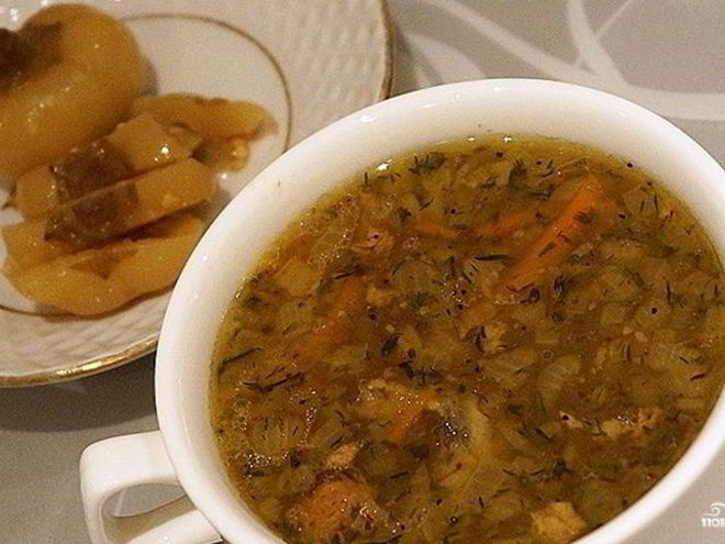 Рецепт борща с тушенкой и гречкой