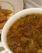 Борщ с тушенкой и гречкой