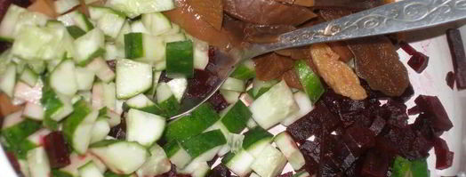 борщ селянский холодный. Шаг 6