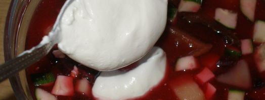 борщ селянский холодный. Шаг 9