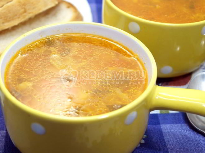 Рецепт борща со щавелем и овощами