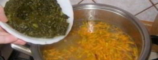 борщ со щавелем и яйцом. Шаг 2