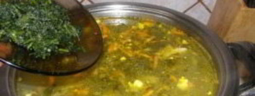 борщ со щавелем и яйцом. Шаг 3