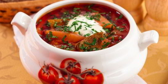 Борщ со свеклой