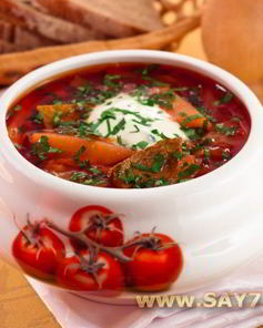 Борщ со свеклой