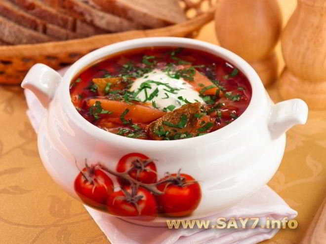 Рецепт борща со свеклой