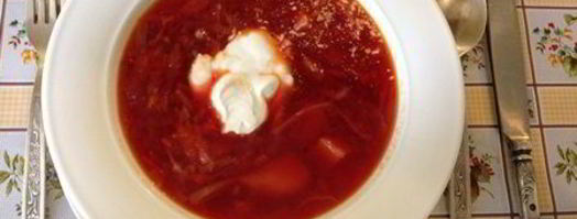 борщ украинский постный. Шаг 11