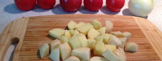 борщ украинский постный. Шаг 3