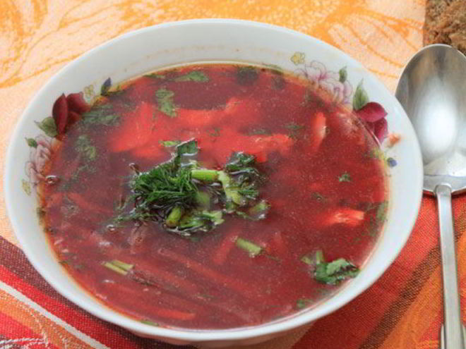 Рецепт борща в кастрюле zepter