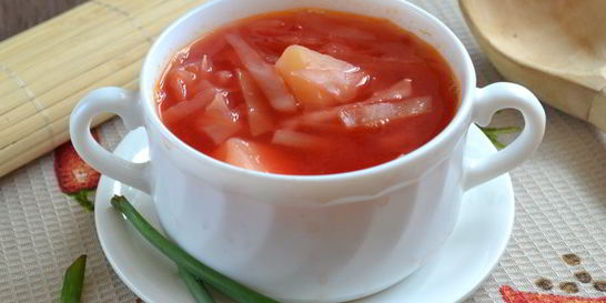 Борщ вегетарианский диетический