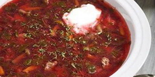 Борщ зеленый со щавелем