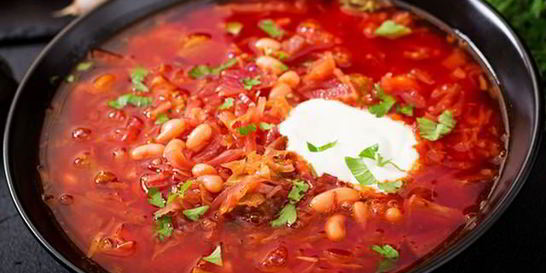 Борщ жареный