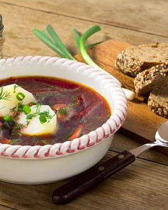 Грибной борщ