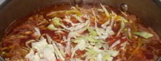 капустный борщ. Шаг 9