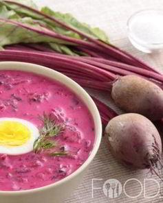 Холодный борщ из свеклы