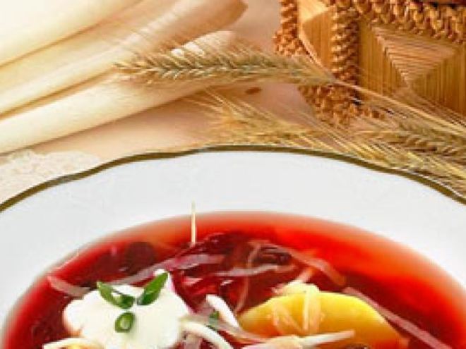 Рецепт холодного борща с фасолью