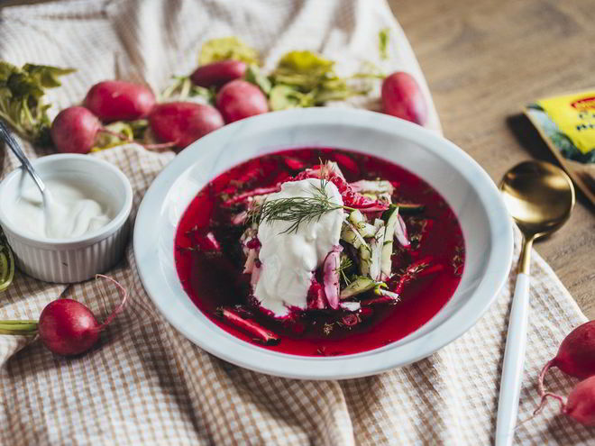 Рецепт холодного борща