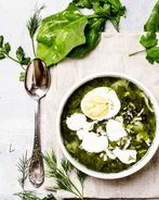 Холодный щавелевый борщ