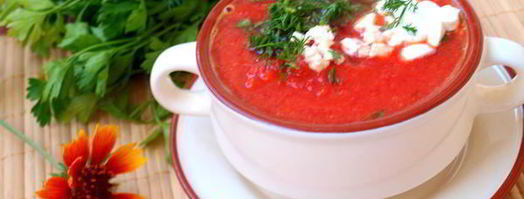 крем-борщ из свеклы и яблок. Шаг 5