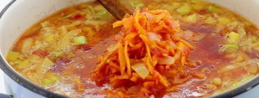 летний борщ. Шаг 10