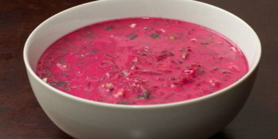 Литовский холодный борщ