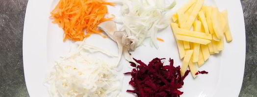 постный борщ с белыми грибами и фасолью. Шаг 3