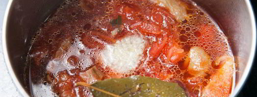 постный борщ с белыми грибами и фасолью. Шаг 9