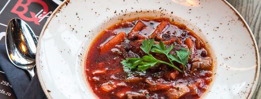 постный борщ с белыми грибами и фасолью. Шаг 10