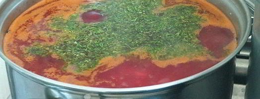 украинский борщ с пампушками. Шаг 16