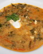 Украинский борщ со щавелем