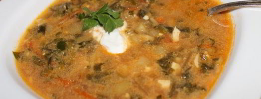 украинский борщ со щавелем. Шаг 16