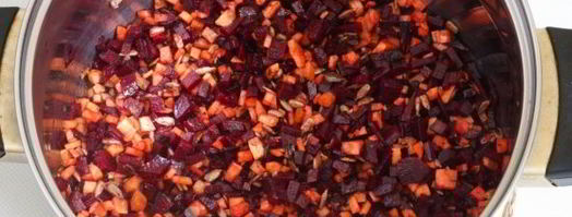 вегетарианский борщ с семечками. Шаг 4