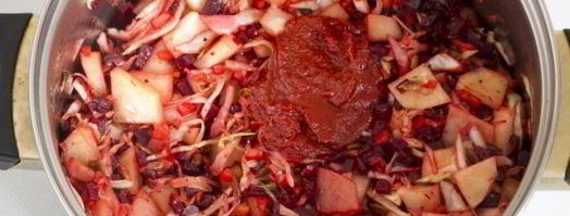 вегетарианский борщ с семечками. Шаг 6