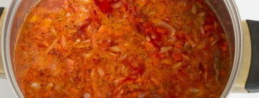 вегетарианский борщ с семечками. Шаг 7