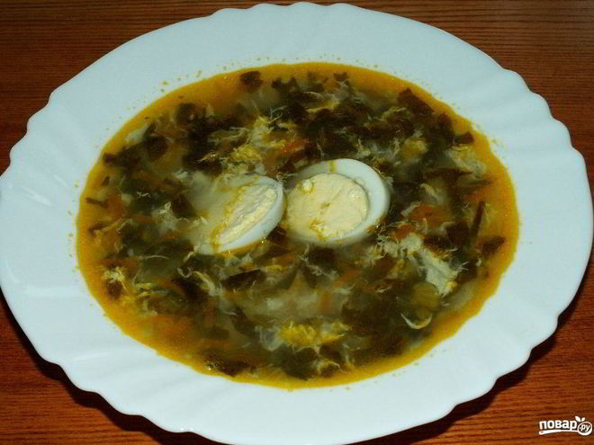 Рецепт вкусного зеленого борща со щавелем