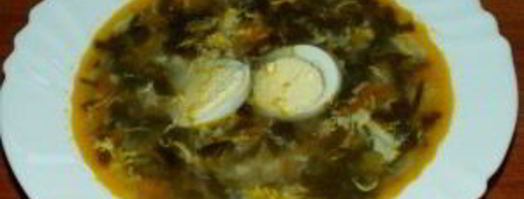 вкусный зеленый борщ со щавелем. Шаг 5